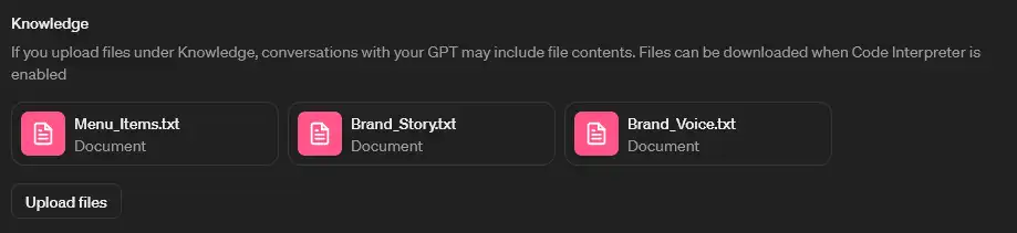File Upload for CustomGPT